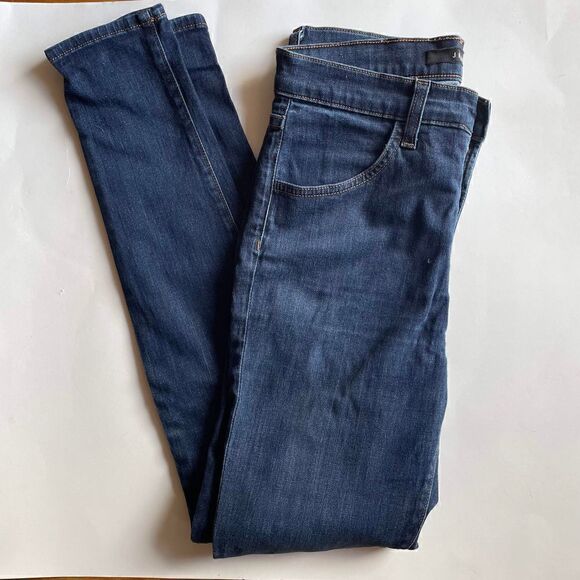 J BRAND | maria dark blue high rise skinny in starless wash 27 - Picture 2 of 11